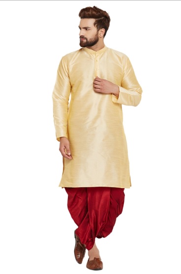 OUTLOOK VOL-97 INDIAN TRADITIONAL POOJA WEAR FESTIVAL MENS KURTA PAJAMA  WITH JACKET SET FOR MEN
