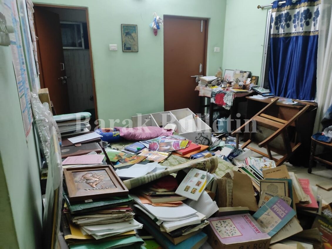 In photos: Take a look at NIT Silchar Dean Academic B K Roy's quarter,  vandalised and bamboozled - Barak Bulletin