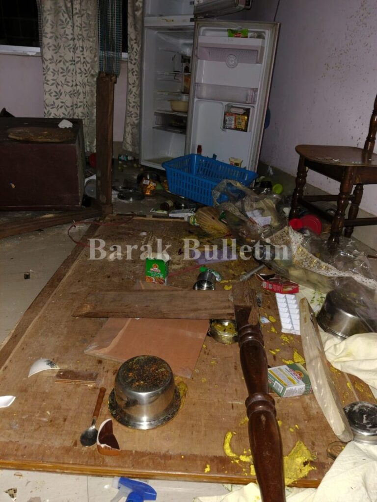 In photos: Take a look at NIT Silchar Dean Academic B K Roy's quarter,  vandalised and bamboozled - Barak Bulletin