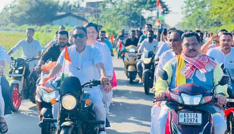 Congress Leaders Flout Traffic Rules in Cachar